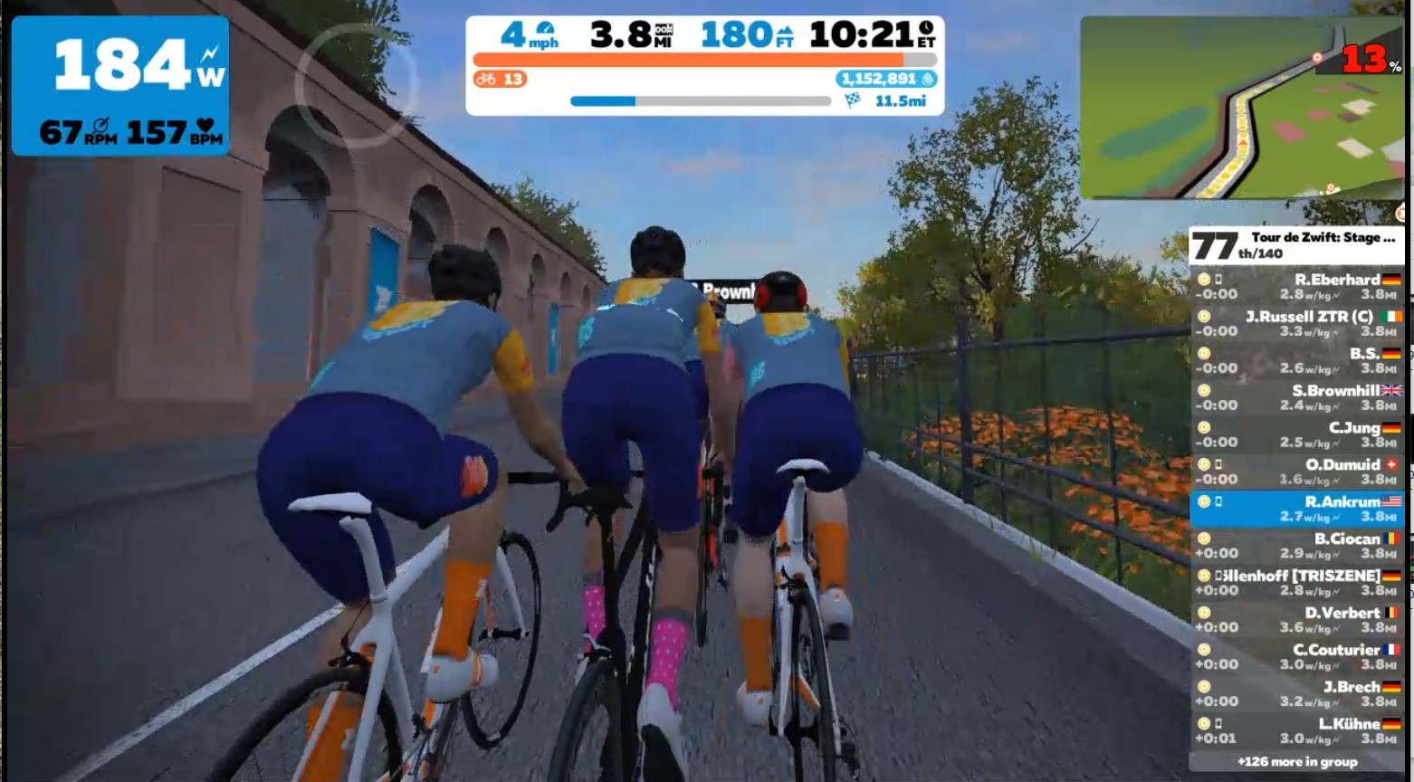 tour de zwift stage 4 bike